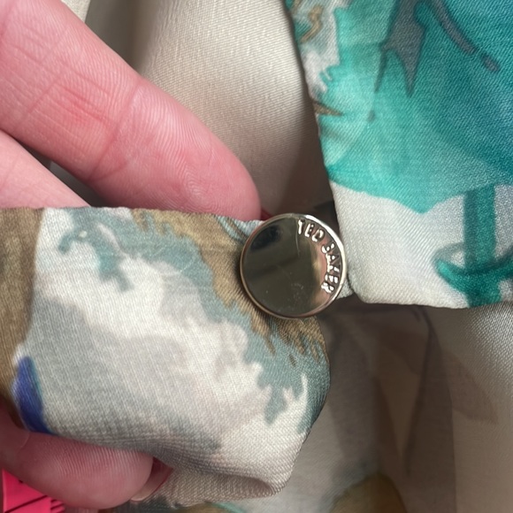 Ted Baker floral printed ruffle top dress - Picture 10 of 15